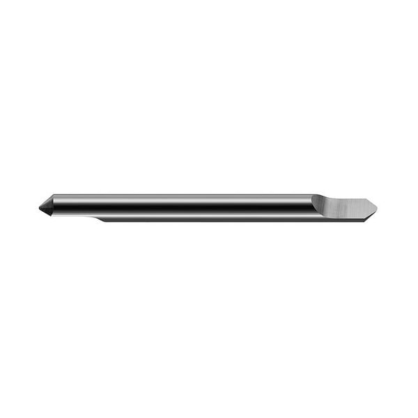 Harvey Tool 1/8 Shank dia x 0.015 in. 1/64 Radius x 30 Degree included Carbide Radius Engraver DE, 1 Flute 744508 - main